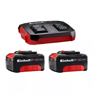   Einhell 2x 4,0 Ah Power X-Change & Twincharger Kit2 db akku + dupla töltő szett (4512112)