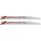 KWB PROFI Bi-metal EASY CUT UNIVERSAL FINE-COARSE SAW BLADE edzett Bi-metal orrfűrészlap fog távolság: 8,2-4,6 mm 205/180 mm finom~durva vágás 49578900 (49571040)