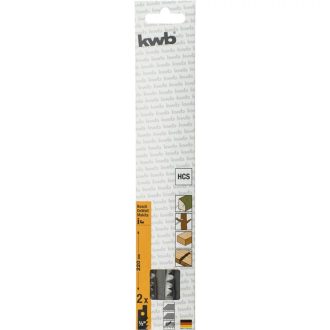   KWB PREMIUM HCS LONG COARSE SAW BLADE orrfűrészlap 2 db fog távolság: 5,0 mm 240/220 mm durva egyenes vágás (49576430)