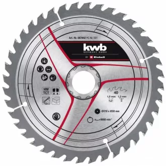 Einhell Fűrészlap 210x30x1,8 40 fogas kör (49587852)
