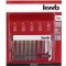 KWB PROFI HCS, Bi-metal JIGSAW BLADES szúrófűrészlap klt. 10 db HCS 6 x 100 mm, 2 x 77 mm Bi-metal 1 x 100 mm 1 x 77 mm (49617230)