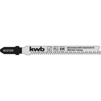   KWB PROESSIONAL HSS BIMETAL JIGSAW BLADES szúrófűrészlap 2 db fog távolság: 1,8 mm 92/65 mm (49622120)