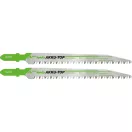 KWB PROFESSIONAL AKKU TOP ENERGY SAVING 27% HCS JIGSAW BLADE szúrófűrészlap 2 db fog távolság: 2,5 mm 116/87 mmtiszta, pontos egyenes vágás (49623520)