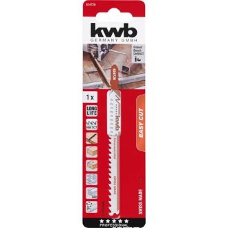  KWB PROFI EASY CUT HM, TCT EXTRA LONG JIGSAW BLADE szúrófűrészlap 1 db 132/108 mm pontos egyenes medium vágás (49624720)