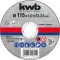 KWB, EXTRA INOX 115x22,23x1,0 mm vágótárcsa (49711811)