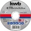 KWB, EXTRA INOX 115x22,23x1,0 mm vágótárcsa (49711811)
