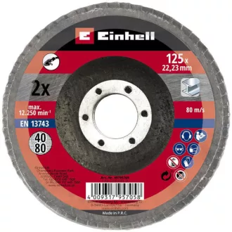 Einhell Csiszolótárcsa 2 db 125 K 40/80 EH (49795705)