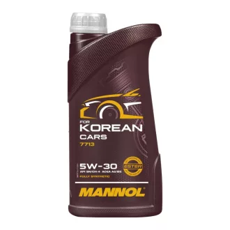   MANNOL 7713 for Korean Cars 5W-30 – szintetikus motorolaj, 1 l (510014)