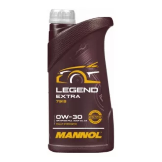   MANNOL 7919 Legend Extra 0W-30 – szintetikus motorolaj, 1 l (510039)