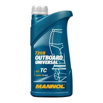   MANNOL 7208 Outboard Universal – 2 ütemű csónakmotor-olaj, 1 l (510250)