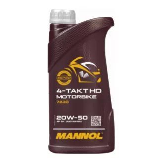   MANNOL 7830 4-Takt Motorbike HD 20W-50 – 4 ütemű motorkerékpár-olaj, 1 l (510471)