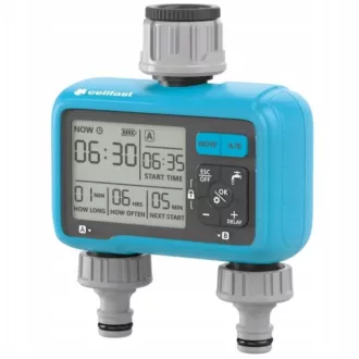   CELLFAST Időzítő kapcsoló kettős elosztóval digitális CHRONOS CELLPRO (52-092)