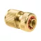 CELLFAST Tömlőcsatlakozó vízstoppos 1/2"  RÉZ (52-820)