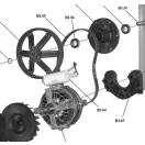 Agrimotor B1308FK, 1510FK betonkeverőhöz ékszíj 8 PJ711 (53011546)