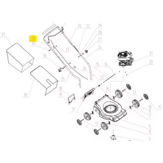 RIWALL motor bowden 1195mm (5911250027)