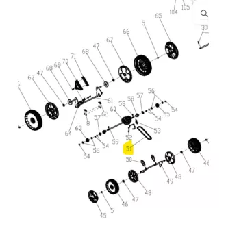 Ékszíj 700Li/725Lw 2015 (60320270000-700Li)