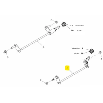    MTD Euromower első tengely 42, 46 cm 611-05005637 (611-05005)