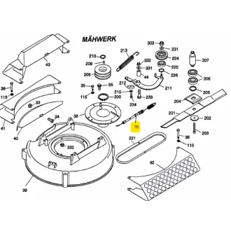MTD késindító bowden CART (6110056)