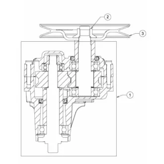 MTD késagy (618-07257C)