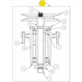 MTD késagy (618-07416A)