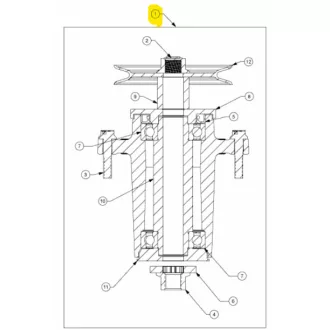 MTD késagy SPDL ASM:48/54" DECK (618-09635A)