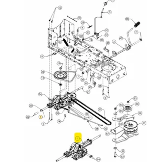 MTD fűnyírótraktor hajtómű LT (618-09815)