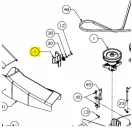 MTD LT fűnyírótraktor kaszaház szintbeállító lemez 2018-tól (683-04396637)