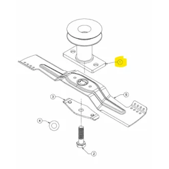 MTD késtartó adapter (687-05317)
