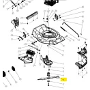 RIWALL Fűnyírókés 51 cm RPM 5135 / RPM 5135 B / RPM 5140 V / RPM 5135 X / RPM 5135 BX (70130360000)