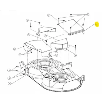 MTD késházburkolat XZ5 L107 (703-20626637)
