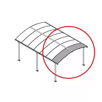   Palram - Canopia Bővítő elem Arcadia kocsibeállókhoz (70 cm)  (705202)