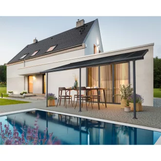   Palram - Canopia Capri 5400 szürke 3 x 5,46 pergola (705601)