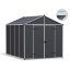 Palram - Canopia Rubicon 8' x 10' antracit heavy duty tágas kerti tároló (706946)