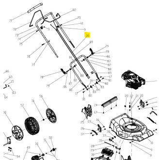 RIWALL hajtómű bowden (70780080000)