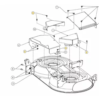 MTD csavar SCR:TT:1/4-20:0.62:HXINDWSH (710-1652)