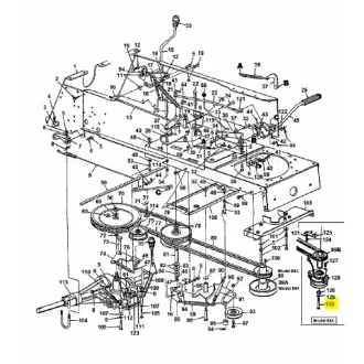 MTD csavar M8x20 / 710-1681