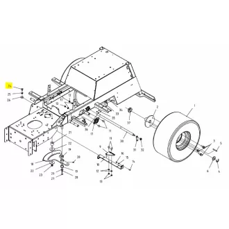 MTD csavar / 710-1785