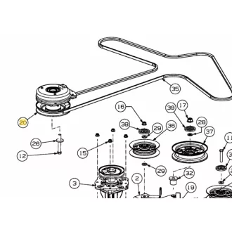 MTD elektromágneses PTO (717-05192)