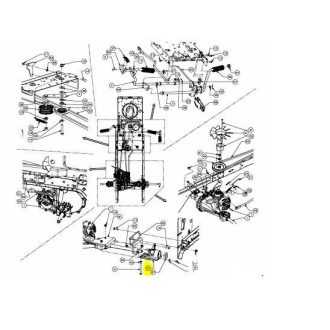 MTD csapágyház öntvény (719-0534)