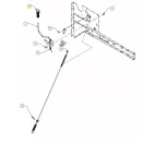 MTD LT Fűnyíró traktor késindító kar gumi markolat (720-04049A)