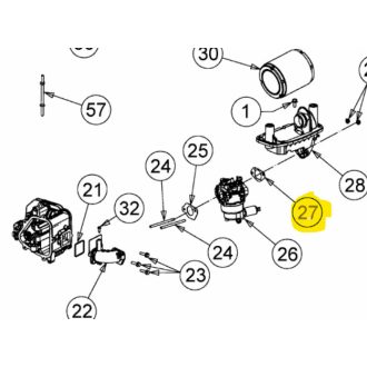 MTD Légszűrő-karburátor tömítés (721-04745)