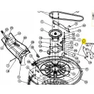 MTD késfék bowden, késhajtás bowden (727-0470)
