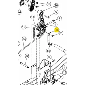 MTD kormányteleszkóp XZ5, XZ7 727-05274A (727-05654)