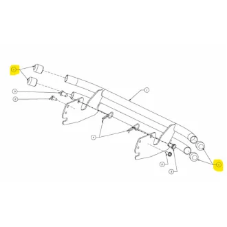 MTD gumi sapka traktor lökhárítóhoz (731-04500)