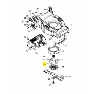 Késtartó alátét MTD / T-deck / 731-04763