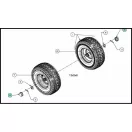 MTD kerékagy porvédő / 731-0484A