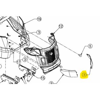 MTD lámpabúra bal TROY BILT LT (731-06095)