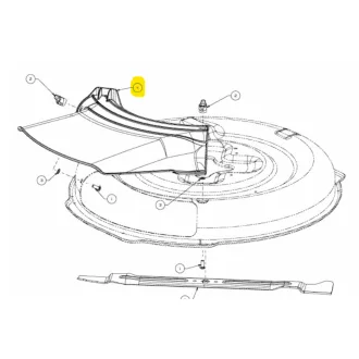 MTD minirider oldalkidobó 76cm-es deckhez (731-10267)