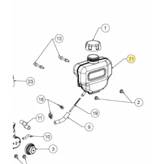 MTD üzemanyagtank 1P61NH, 1P57 (731-11663)