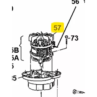 MTD ventilátor elektromos motorra (731-2136)